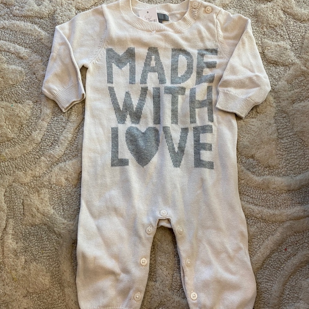 Baby Gap sweater romper-NWT